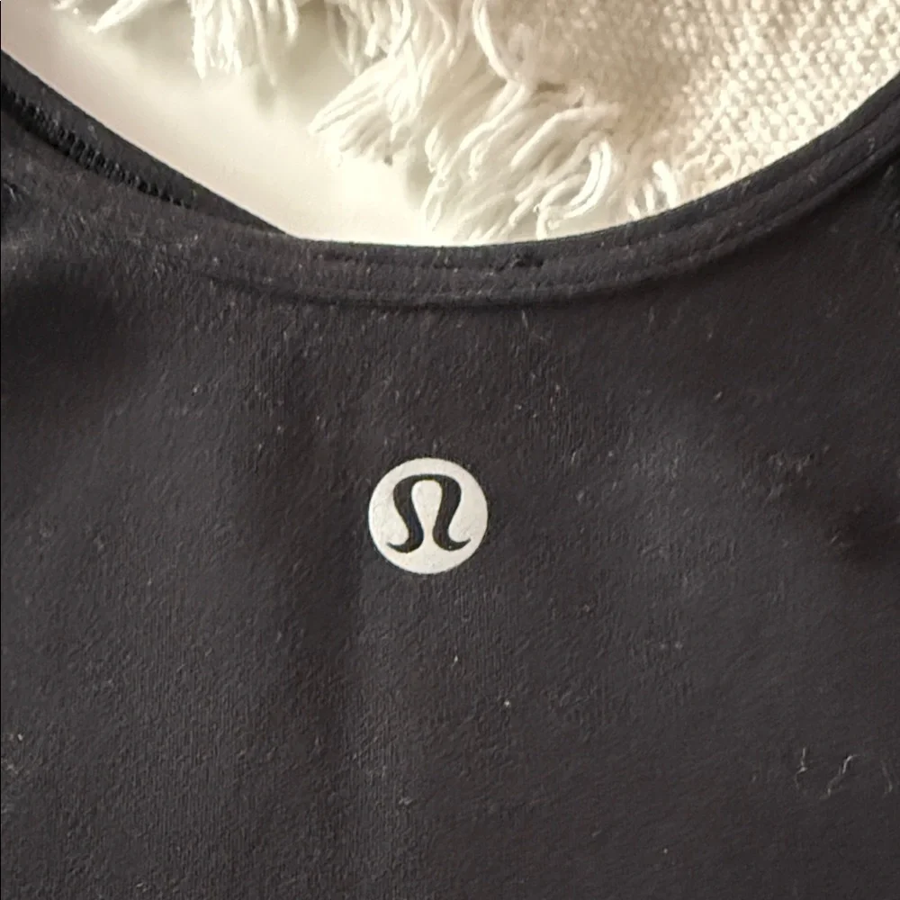 Lululemon Athletica Black V neck align top - Picture 2 of 4